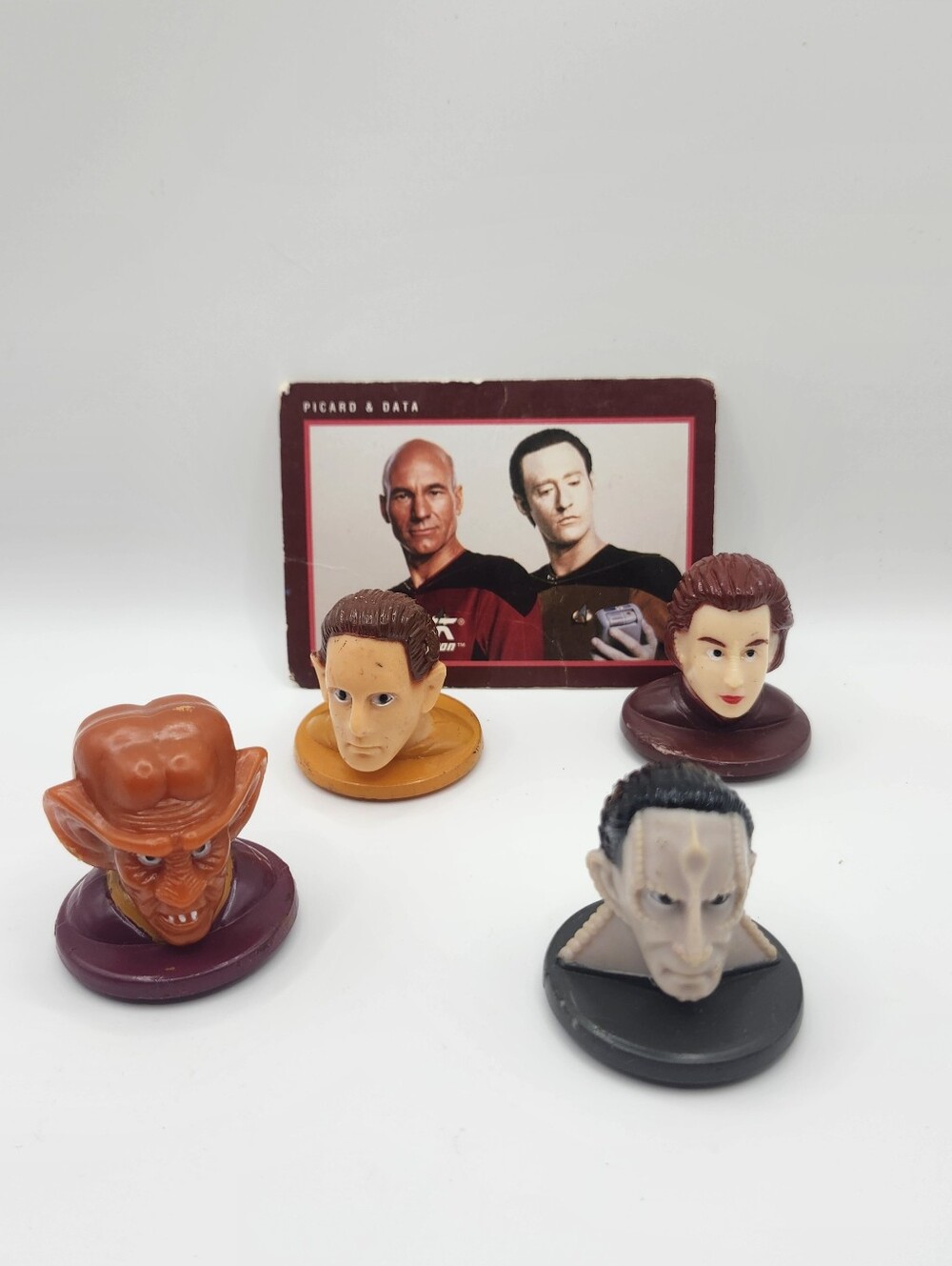 1993 Star Trek Deep Space Nine Shreddies Cereal Rubber Stamps Collection Set
